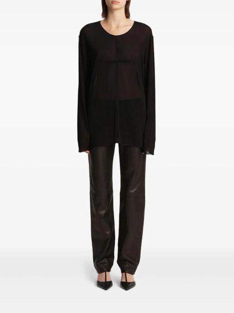 KHAITE Kit long-sleeve top - Black - zdjęcie produktu nr 2