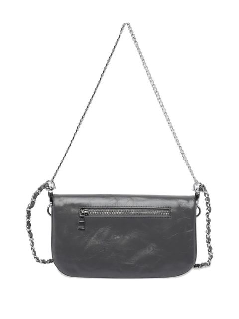 Zadig&Voltaire Nano Humberto patterned chain road rock cross body bag - Grey