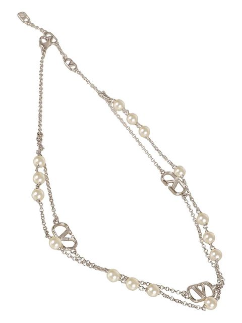 Valentino Garavani VLogo Signature necklace - Silver - zdjęcie produktu nr 2