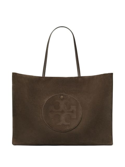 Tory Burch Ella suede tote bag - Brown - zdjęcie produktu nr 1