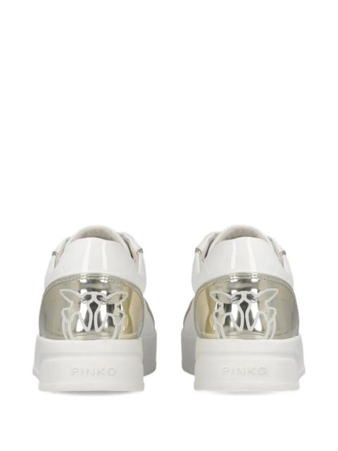 PINKO logo-lettering sneakers - White - zdjęcie produktu nr 2