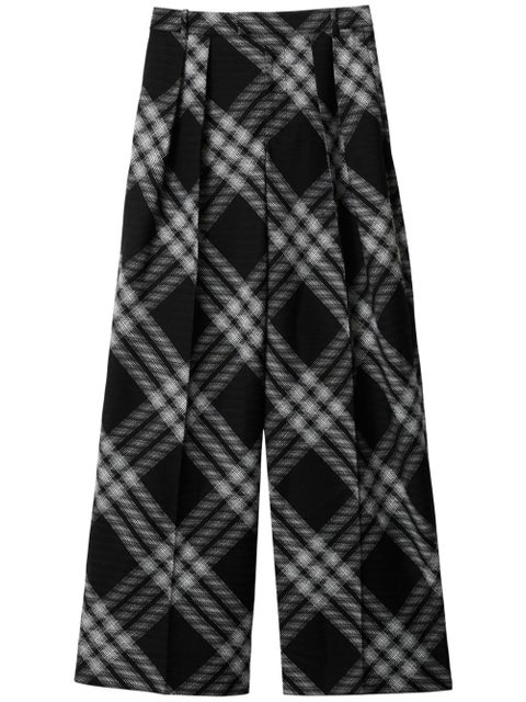 Burberry Vintage Check wool trousers - Black - zdjęcie produktu nr 1