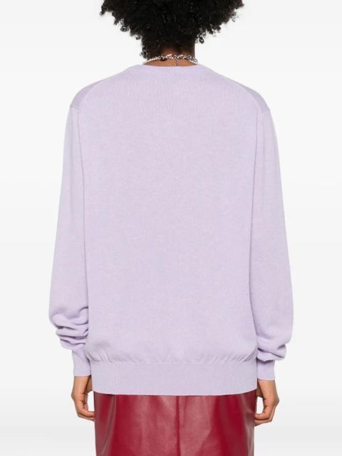 Gucci V-neck cashmere sweater - Purple
