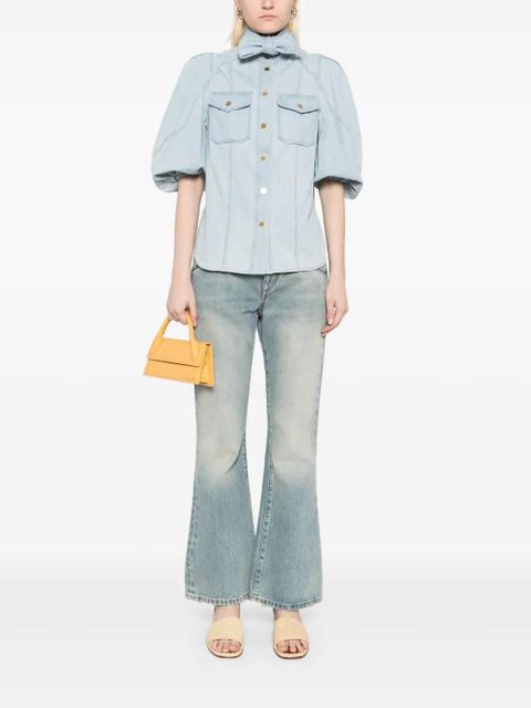 ZIMMERMANN acacia denim lantern blouse - Blue - zdjęcie produktu nr 2