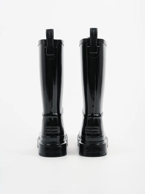 Karl Lagerfeld kalosze K/TORRENT damskie kolor czarny KL47180S