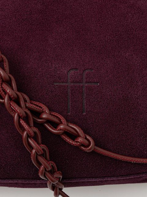 Forte Forte torebka skórzana kolor bordowy 14199.mybag