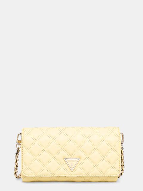 Guess kopertówka GIULLY kolor żółty HWQG87 48750
