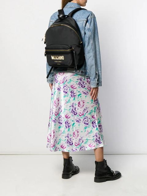 Moschino logo backpack - Black - zdjęcie produktu nr 2