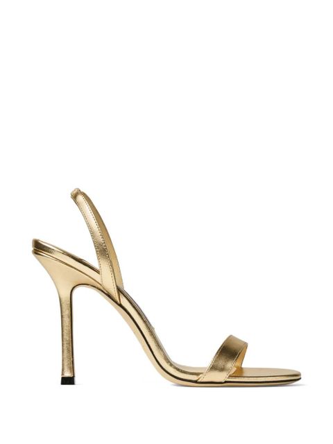 Jimmy Choo Jenn 100 strap sandals - Gold - zdjęcie produktu nr 1