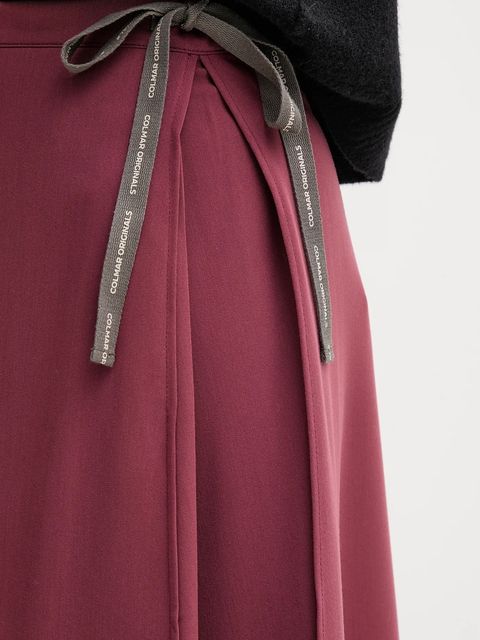 Colmar spódnica kolor bordowy maxi rozkloszowana 7306.2ZW