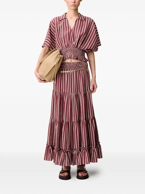 Claudie Pierlot striped top - Red - zdjęcie produktu nr 2