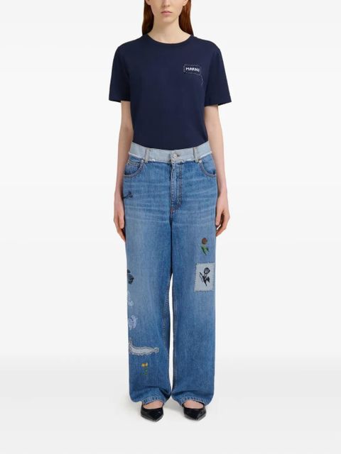 Marni embroidered jeans - Blue - zdjęcie produktu nr 2