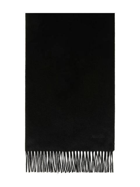 Max Mara fringed scarf - Black - zdjęcie produktu nr 1