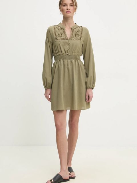 Answear.LAB sukienka z lnem - zdjęcie produktu nr 1