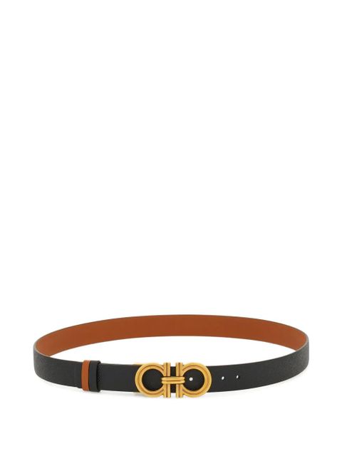 Ferragamo reversible and adjustable Gancini belt - Black - zdjęcie produktu nr 1