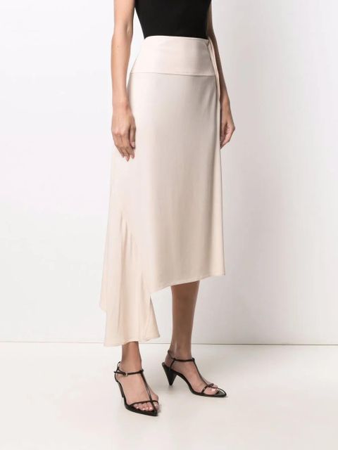 Jil Sander high-waisted asymmetric skirt - Pink