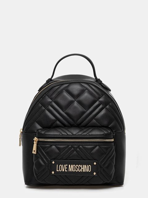 Love Moschino plecak damski kolor czarny mały z aplikacją JC4148PP1NLA0000 - zdjęcie produktu nr 1