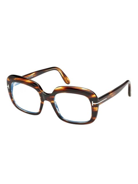 TOM FORD Eyewear square-frame glasses - Brown