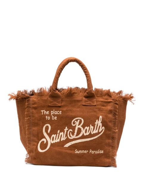 MC2 Saint Barth Vanity fringed tote 0bag - Brown - zdjęcie produktu nr 1