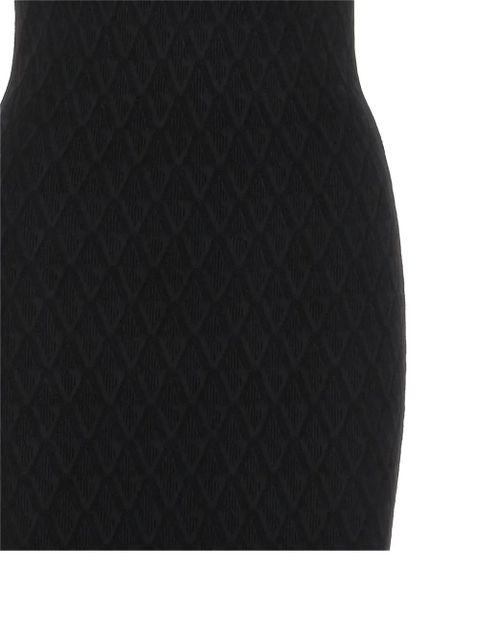 Versace embellished-strap midi dress - Black