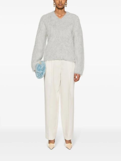 TOTEME double-pleated tailored trousers - Neutrals - zdjęcie produktu nr 2