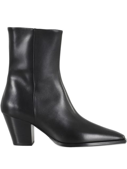 Aeyde Hedvig cowboy ankle boots - Black - zdjęcie produktu nr 1