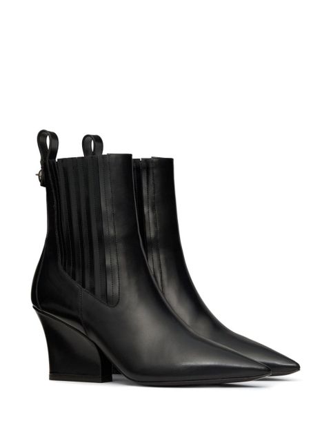 Valentino Garavani 75mm VLogo Lockette Beatle boots - Black - zdjęcie produktu nr 2