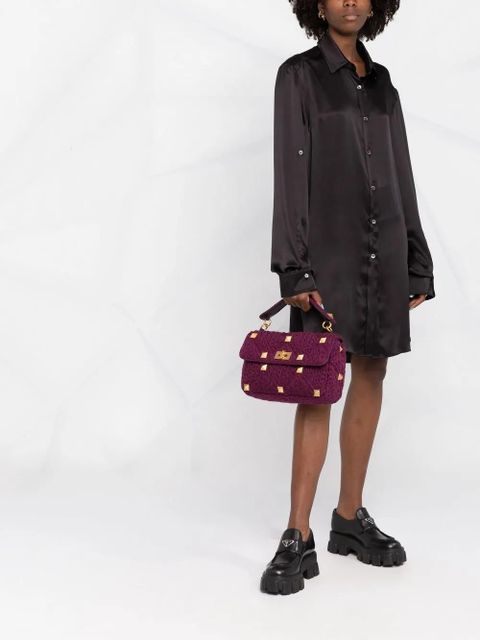 Valentino Garavani Roman Stud tote bag - Purple - zdjęcie produktu nr 2