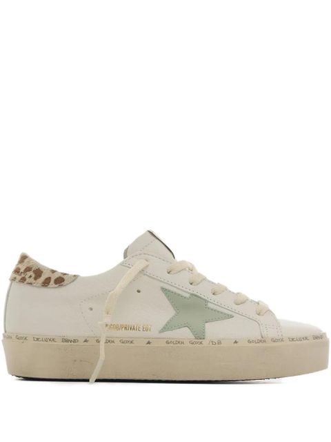Golden Goose Hi Star leopard-print-detail leather sneakers - Neutrals - zdjęcie produktu nr 1