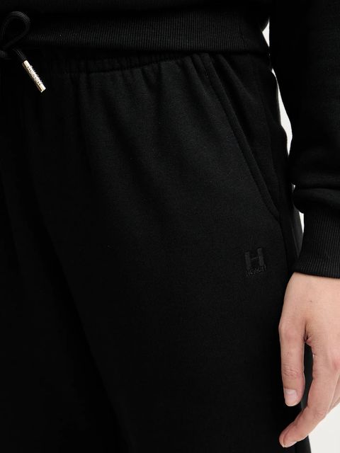 Silvian Heach spodnie dresowe BENKAID kolor czarny gładkie GPA25116PA