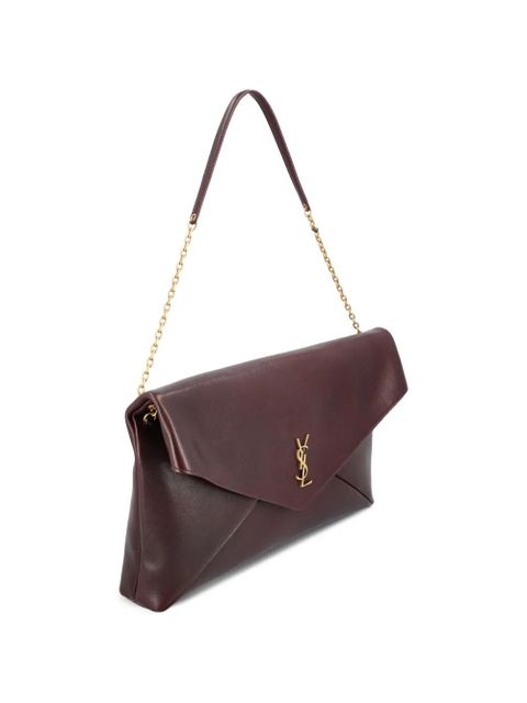 Saint Laurent Cassandre large pouch bag - Brown - zdjęcie produktu nr 2