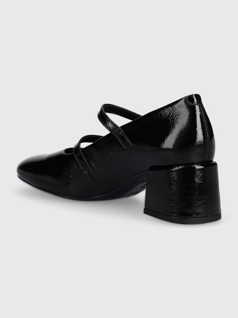 Vagabond Shoemakers czółenka skórzane ADISON kolor czarny na słupku 5739-160-20