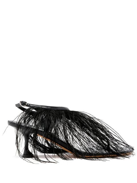 Proenza Schouler 60mm Tee sandals - Black - zdjęcie produktu nr 1