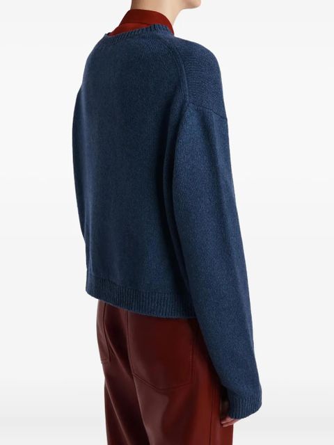 KHAITE cashmere sweater - Blue - zdjęcie produktu nr 2