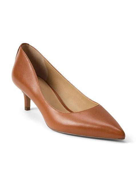 Lauren Ralph Lauren szpilki skórzane Adrienne - zdjęcie produktu nr 1