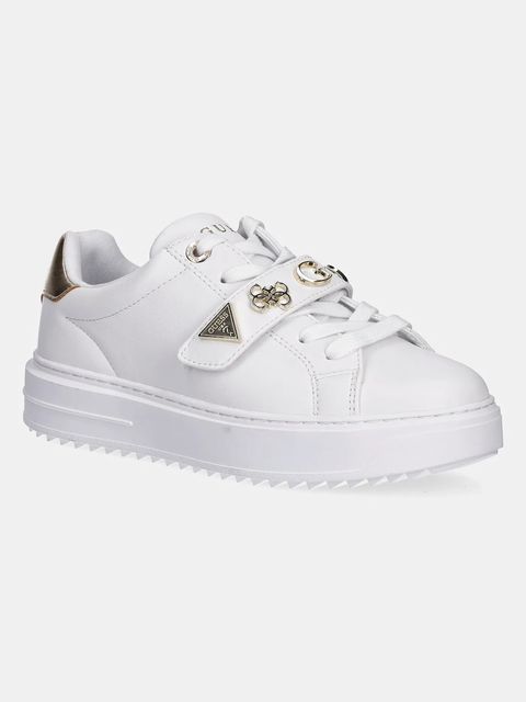 Guess sneakersy DRIFT damskie kolor biały FLTDRI ELE12 - zdjęcie produktu nr 1