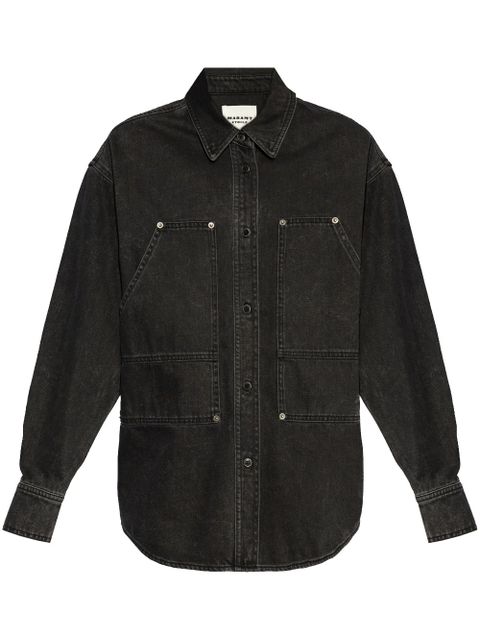 MARANT ÉTOILE Okely denim jacket - Black