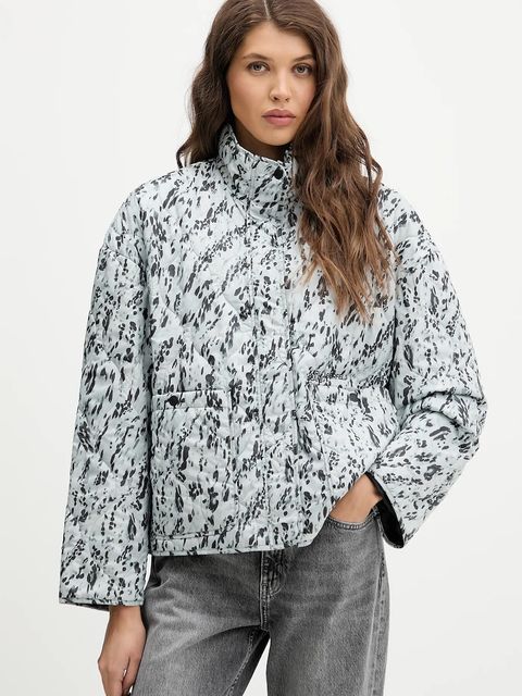 Karl Lagerfeld Jeans kurtka kolor niebieski przejściowa oversize B1W15025 - zdjęcie produktu nr 1