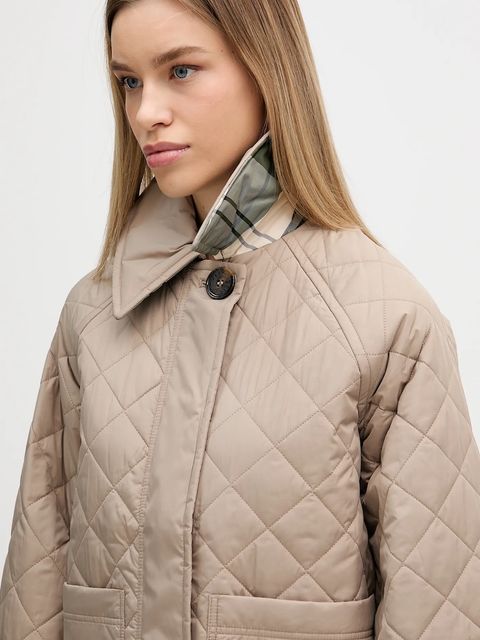 Barbour kurtka Laoise kolor zielony przejściowa LQU1886