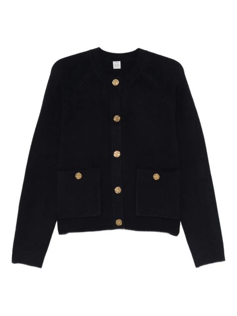 TOTEME hammered-button cardigan - Blue - zdjęcie produktu nr 1