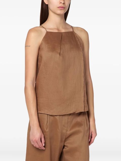 Max Mara halterneck top - Brown