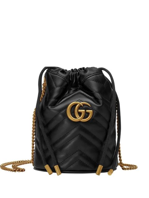 Gucci Double G Drawstring shoulder bag - Black - zdjęcie produktu nr 1