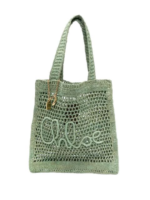 Chloé Summer Banana tote bag - Green - zdjęcie produktu nr 1