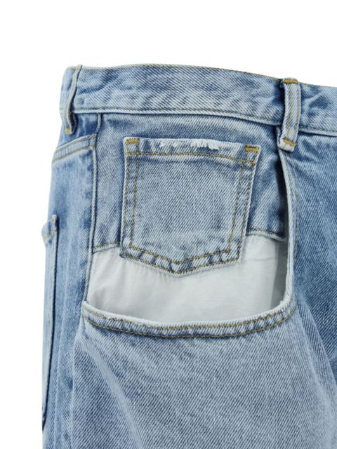 Maison Margiela contrast-pocket straight-leg jeans - Blue