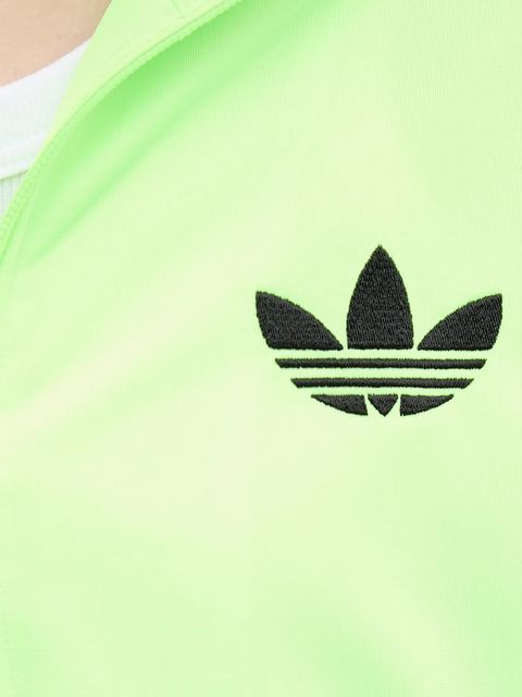 adidas Originals bluza Firebird damska kolor zielony z aplikacją JX7859