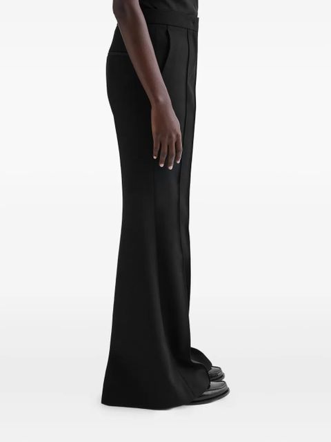 Jil Sander flared wool trousers - Black