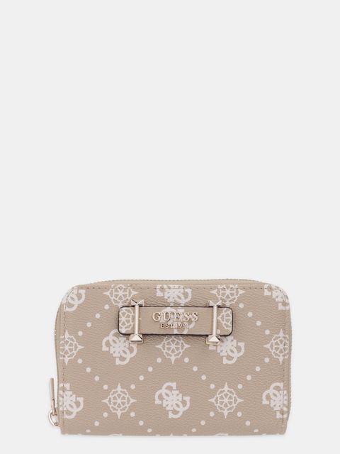 Guess portfel SILIA damski kolor beżowy SWGP98 90140 - zdjęcie produktu nr 1
