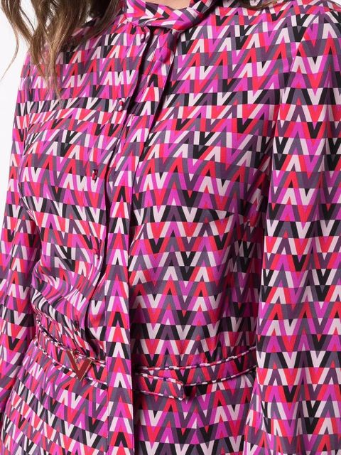 Valentino Garavani Optical print shirtdress - Pink