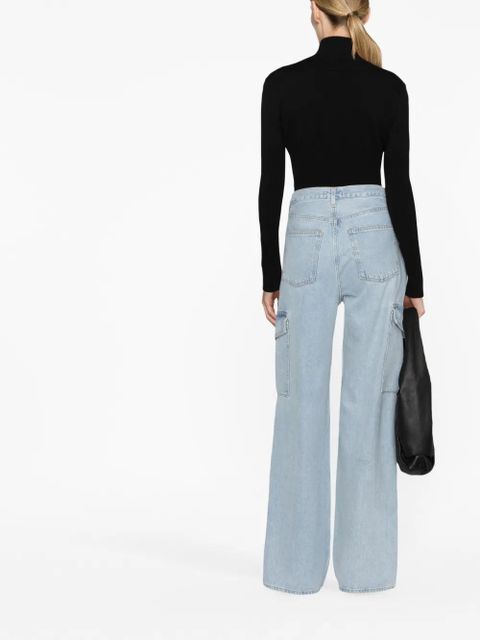 AGOLDE Minka cargo wide-leg jeans - Blue