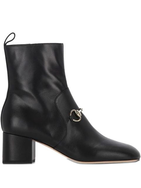 Gucci 55mm Horsebit ankle boots - Black - zdjęcie produktu nr 1